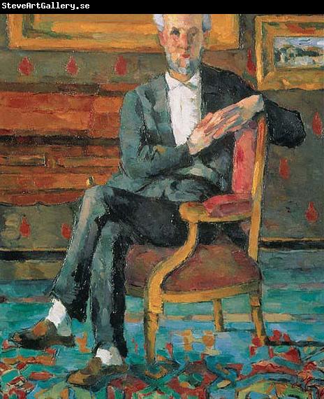 Paul Cezanne Victor Chocquet Seated